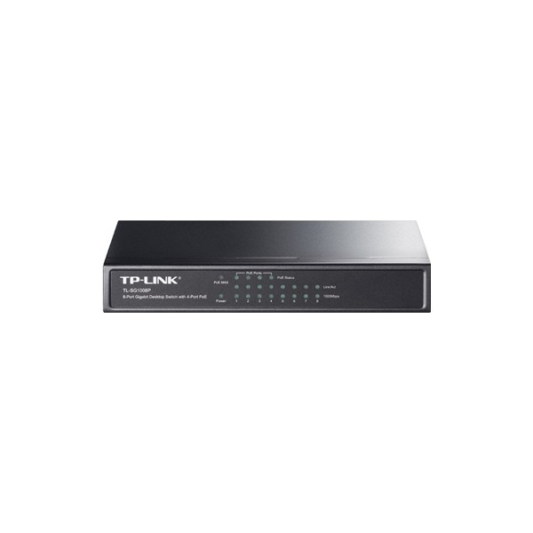 Tp-link tl-sg1008p switch 8xgb 4xpoe