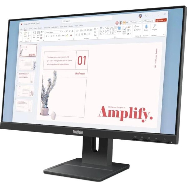 Lenovo tv e24-40 monitor 23.8" fhd ips multimedia