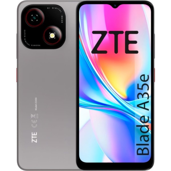 Zte blade a35e silvery gray / 2+64gb / 6.52" hd