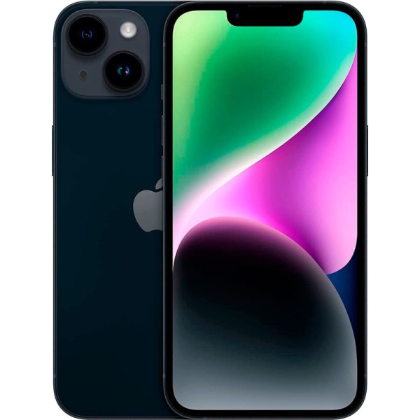 Apple iphone 14 5g black / reacondicionado / 6+128gb / 6.1" amoled full hd+