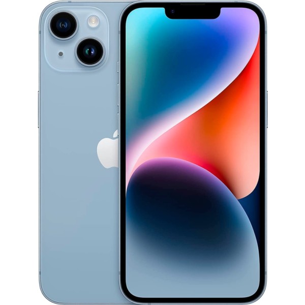 Apple iphone 14 5g blue / reacondicionado / 6+128gb / 6.1" amoled full hd+
