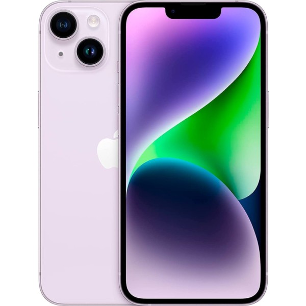 Apple iphone 14 5g purple / reacondicionado / 6+128gb / 6.1" amoled full hd+