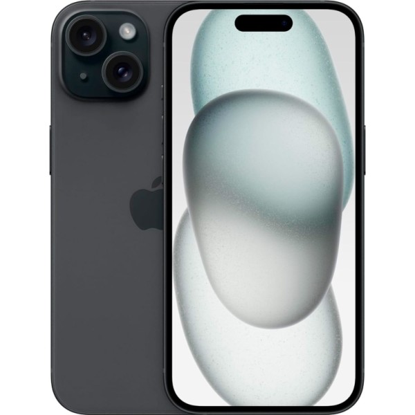 Apple iphone 15 black / reacondicionado / 6+128gb / 6.1" oled full hd+