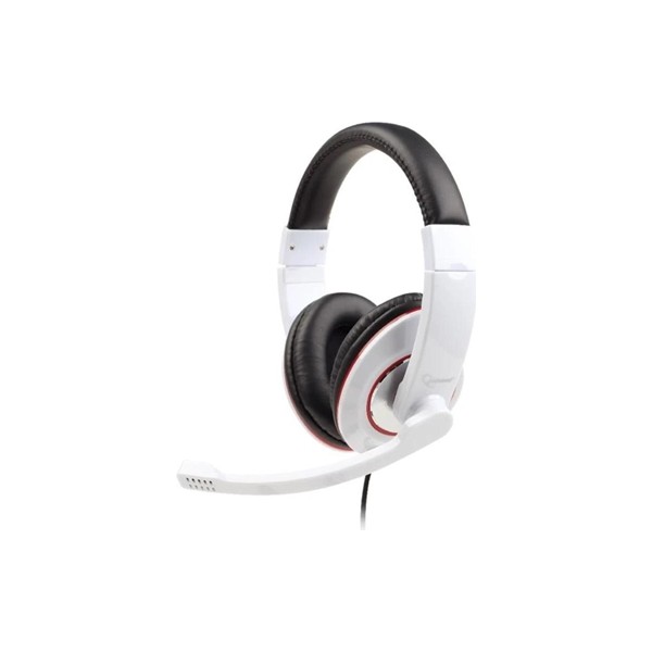 Gembird auriculares control de volumen blanco