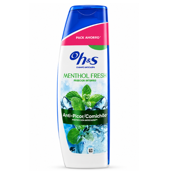 H&S champú Mentol Fresh 300ml + 300ml