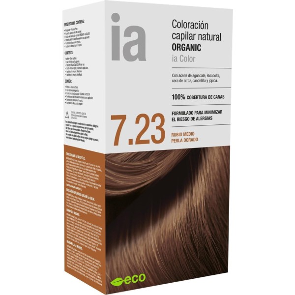Interapothek Tinte Pelo 7.23 Rubio Medio Perla Dorado