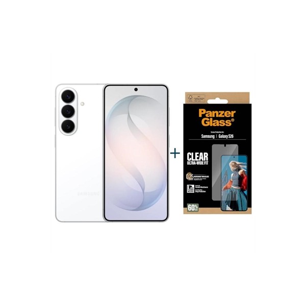 Samsung galaxy s26 5g 256gb 12gb white+prot panzer